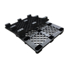 light duty cheap one way shipping reycled black disposable plastic pallet for export