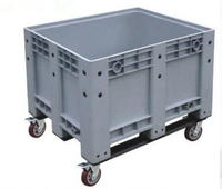 Heavy Duty Agriculture Use Solid Plastic Pallet Box